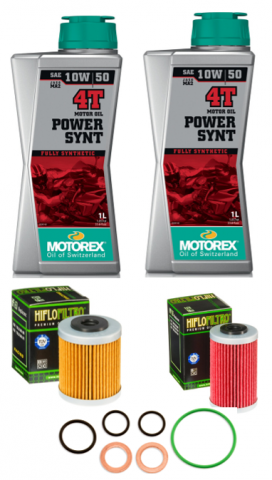 KTM 690 Enduro/SMC'12-24 Full Synthetic Oil Change Kit